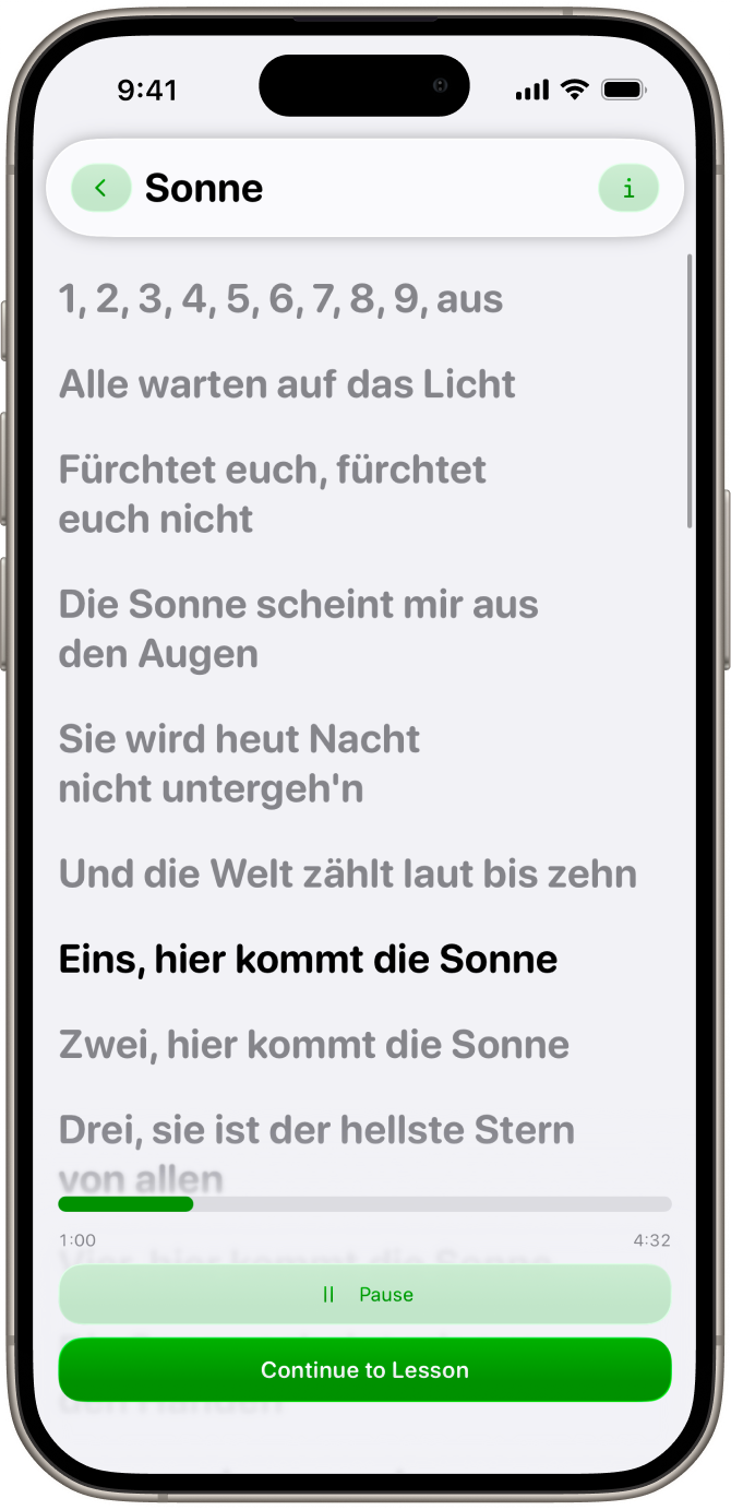 Music Lyrics Learning